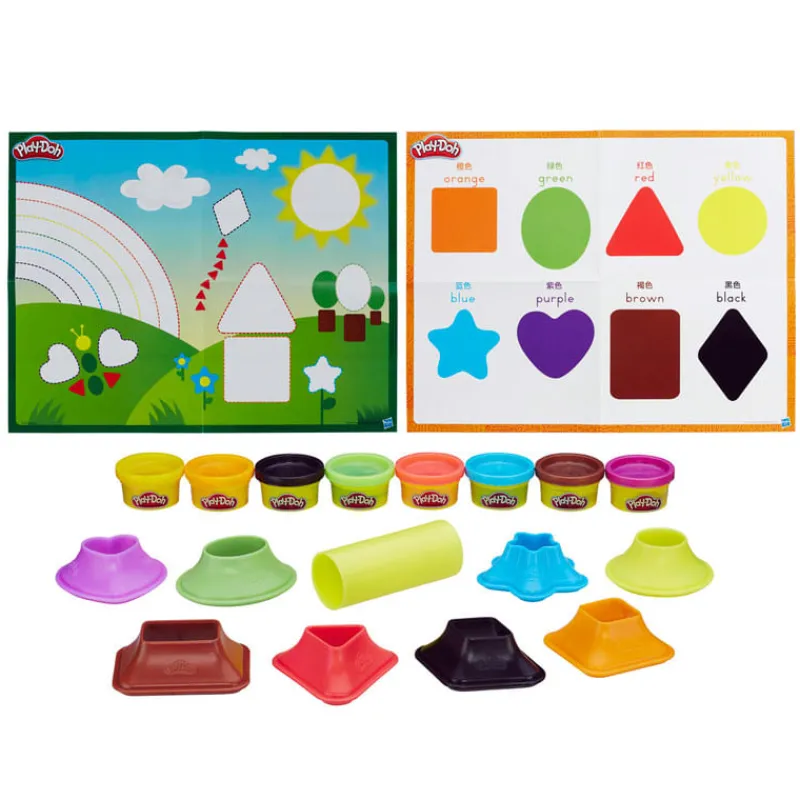 PLAY-DOH Juegos Y Juguetes Educativos|Manualidades-Aprendo Colores y Formas