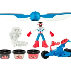 PLAY-DOH Manualidades-Capitán América Moto Cortadora