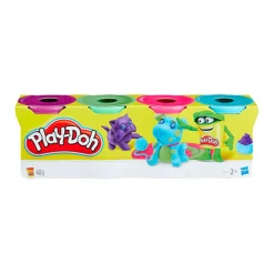 PLAY-DOH Manualidades-Pack 4 Botes de Plastilina Surtidos
