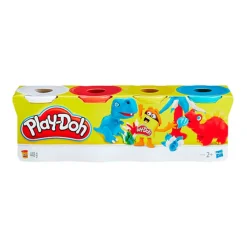PLAY-DOH Manualidades-Pack 4 Botes de Plastilina Surtidos
