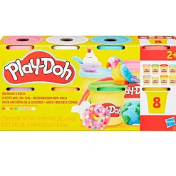 PLAY-DOH Manualidades-Pack 8 Botes Plastilina Surtido