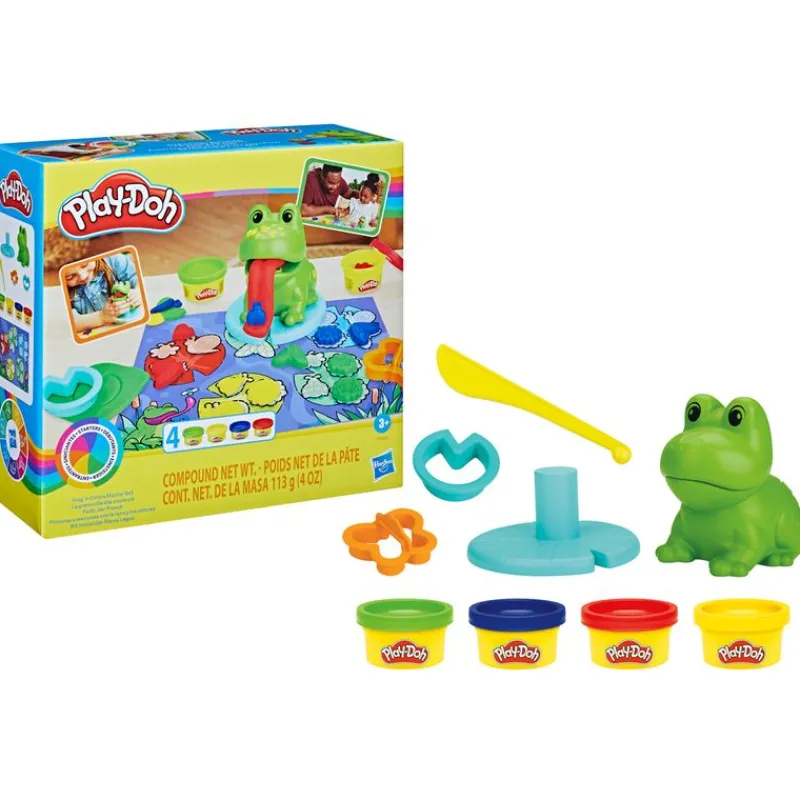 PLAY-DOH Manualidades-Primeras Creaciones con Rana y Colores