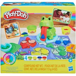 PLAY-DOH Manualidades-Primeras Creaciones con Rana y Colores