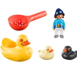 PLAYMOBIL Playmobil-1.2.3 Aqua Familia de Patos