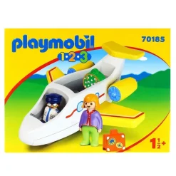 PLAYMOBIL Playmobil-1.2.3 Avión con Pasajero