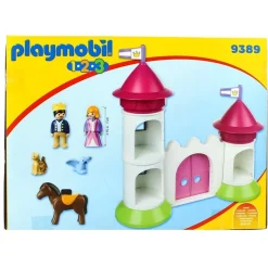 PLAYMOBIL Playmobil-1.2.3 Castillo con Torre Apilable