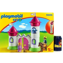 PLAYMOBIL Playmobil-1.2.3 Castillo con Torre Apilable