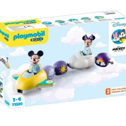 PLAYMOBIL Playmobil-1.2.3 Disney Mickey Minnie Tren Nube
