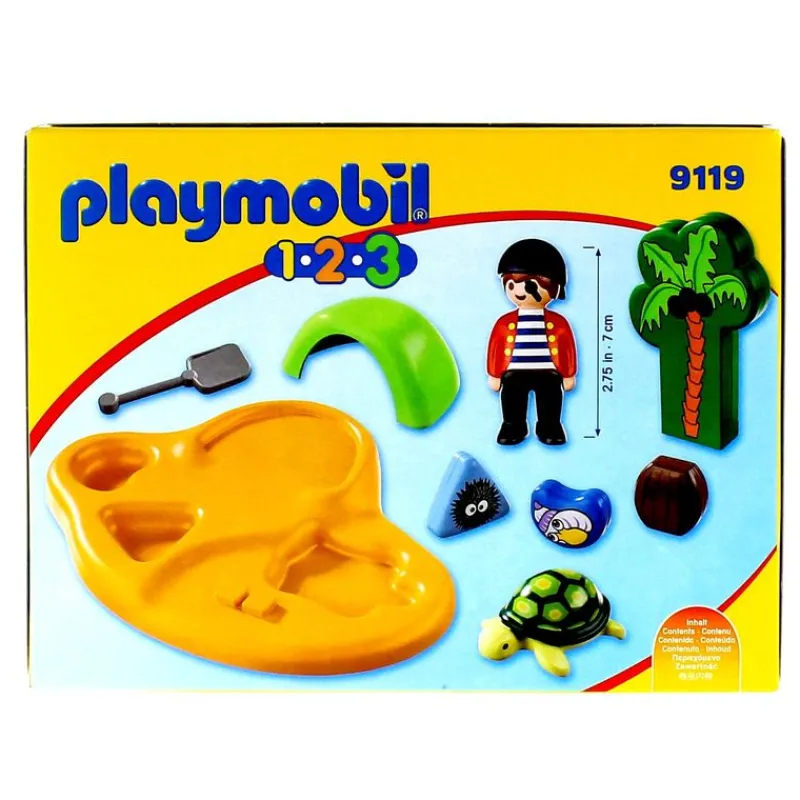 PLAYMOBIL Playmobil-1.2.3 Isla Pirata