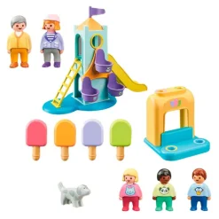 PLAYMOBIL Playmobil-1.2.3 Parque Infantil Aventura
