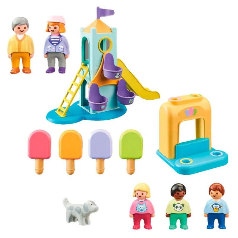 PLAYMOBIL Playmobil-1.2.3 Parque Infantil Aventura