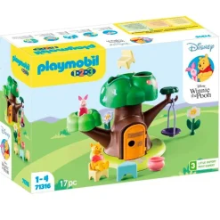 PLAYMOBIL Playmobil-1.2.3 Winnie the Pooh Casa Árbol