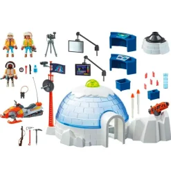 PLAYMOBIL Playmobil-Action Cuartel General de los Exploradores Polares