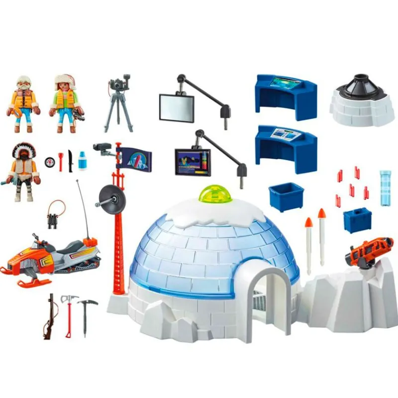 PLAYMOBIL Playmobil-Action Cuartel General de los Exploradores Polares