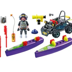 PLAYMOBIL Playmobil-Action Fuerzas Especiales Quad