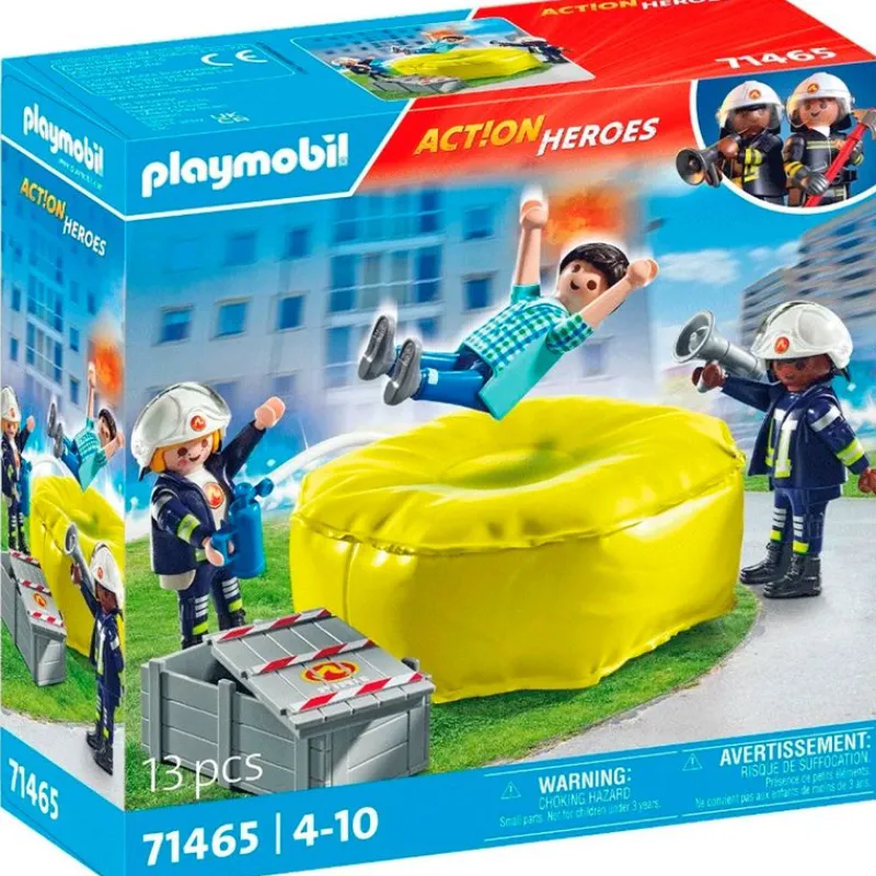 Action Heroes Bomberos con Colchoneta*PLAYMOBIL Outlet