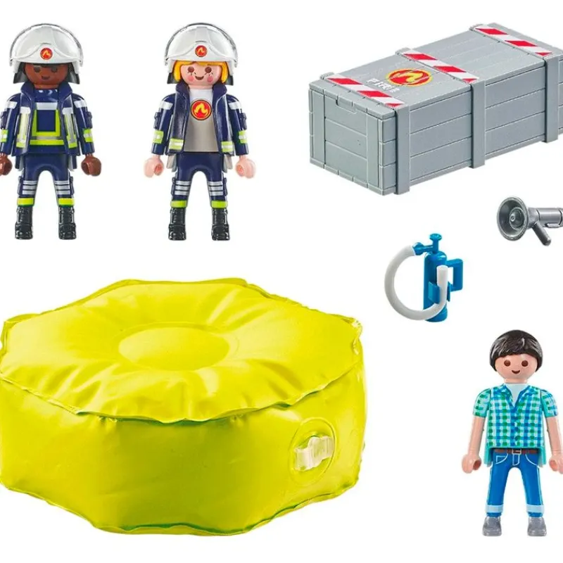 Action Heroes Bomberos con Colchoneta*PLAYMOBIL Outlet