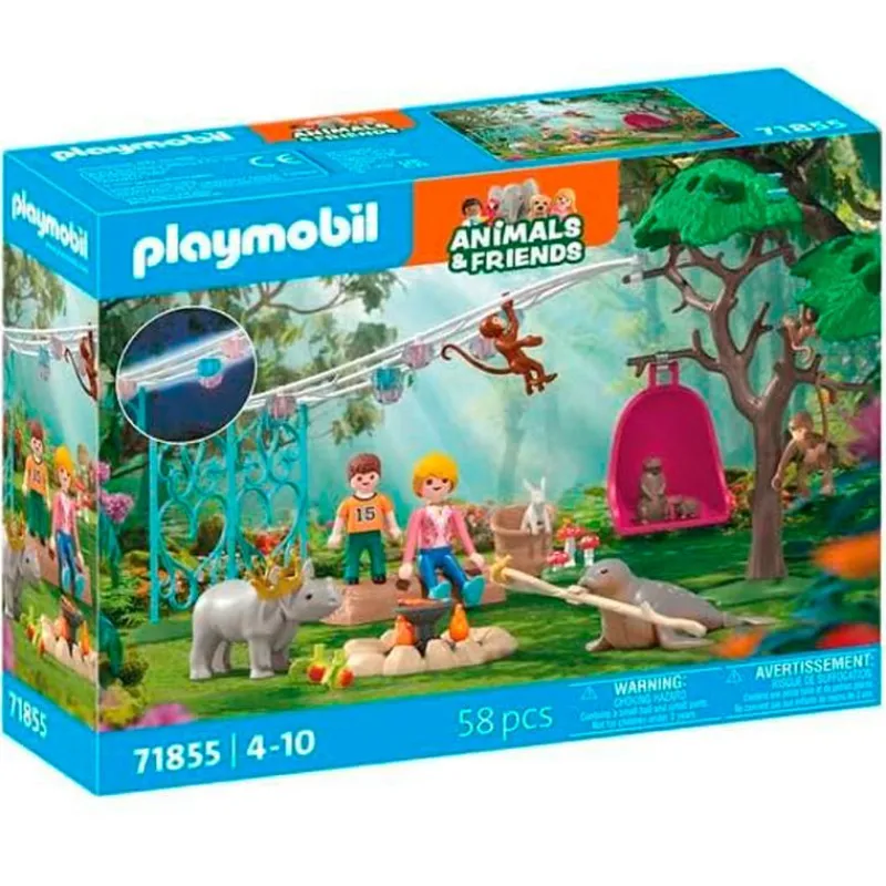 PLAYMOBIL Playmobil-Animals & Friends Fiesta Cumpleaños Divertida