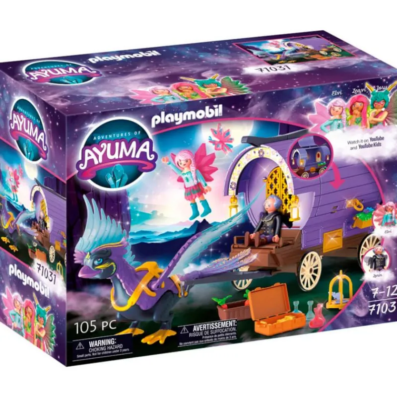 PLAYMOBIL Playmobil-Ayuma Carruaje Hadas con Phoenix