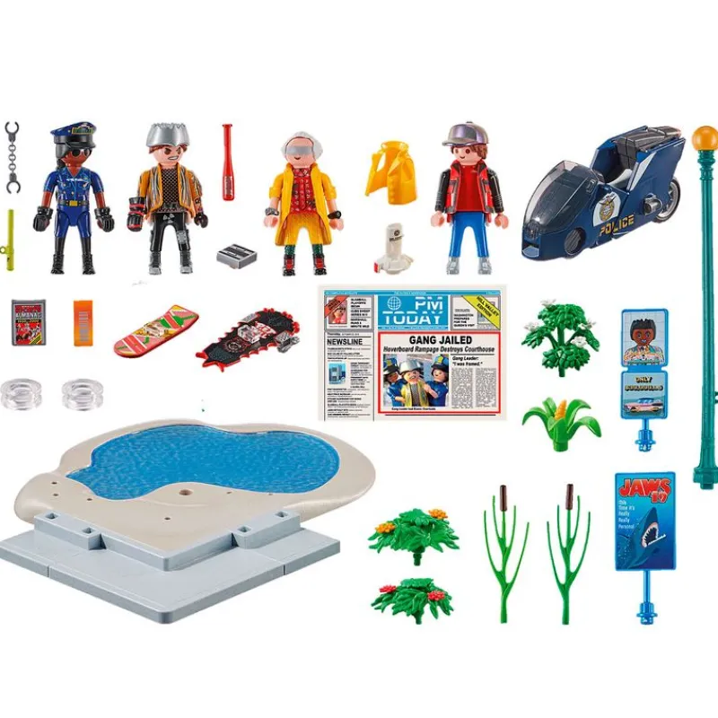 PLAYMOBIL Playmobil|Playmobil-Back to the Future Parte II Persecución