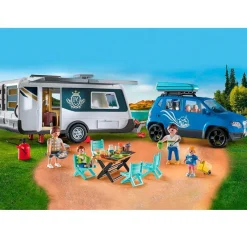 PLAYMOBIL Playmobil-Caravana con Coche