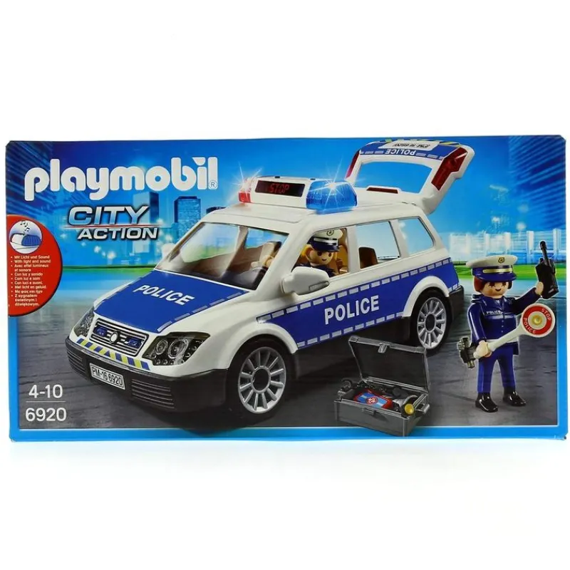 City Action Coche de Policía con Luces y Sonido*PLAYMOBIL Hot