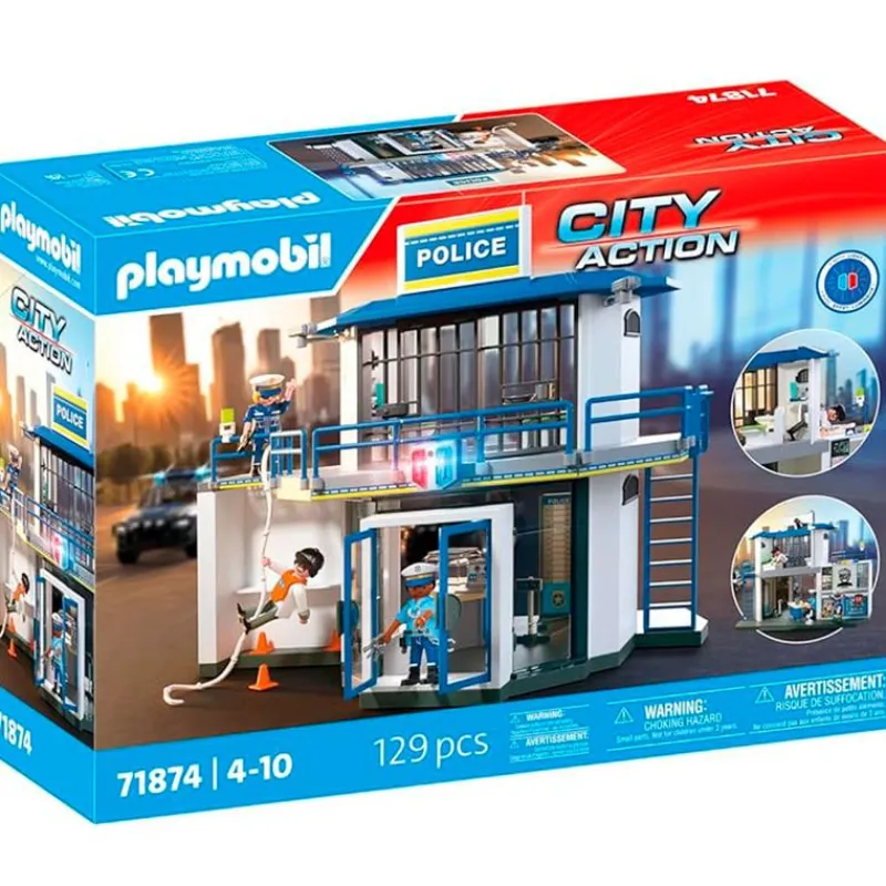 PLAYMOBIL Playmobil-City Action Comisaría con Sala de Investigación
