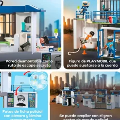 PLAYMOBIL Playmobil-City Action Comisaría con Sala de Investigación