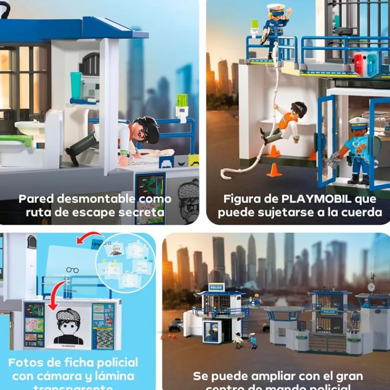 PLAYMOBIL Playmobil-City Action Comisaría con Sala de Investigación