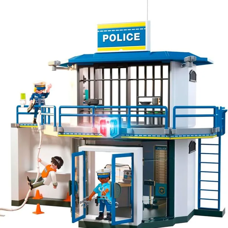 PLAYMOBIL Playmobil-City Action Comisaría con Sala de Investigación