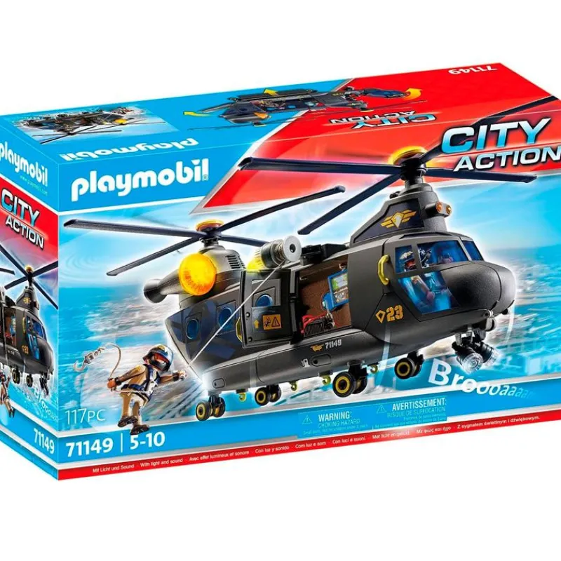 PLAYMOBIL Playmobil-City Action Helicóptero Banana