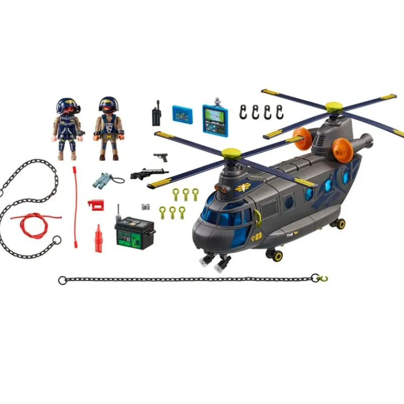 PLAYMOBIL Playmobil-City Action Helicóptero Banana