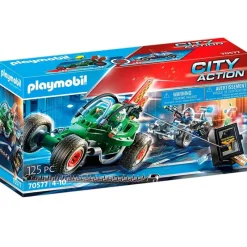 PLAYMOBIL Playmobil-City Action Kart Persecución Caja Fuerte