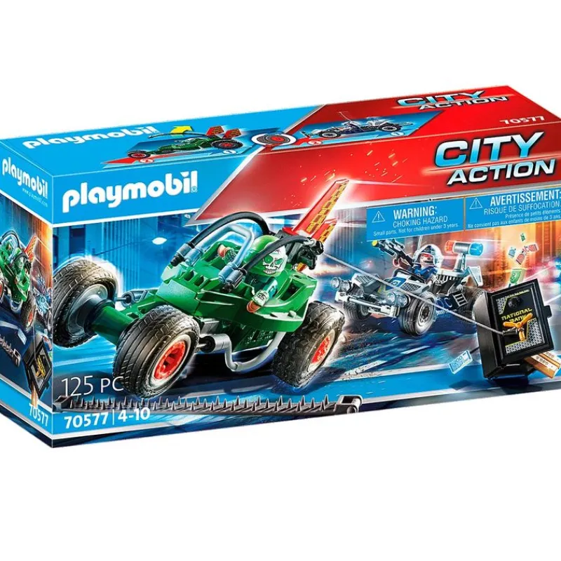 PLAYMOBIL Playmobil-City Action Kart Persecución Caja Fuerte