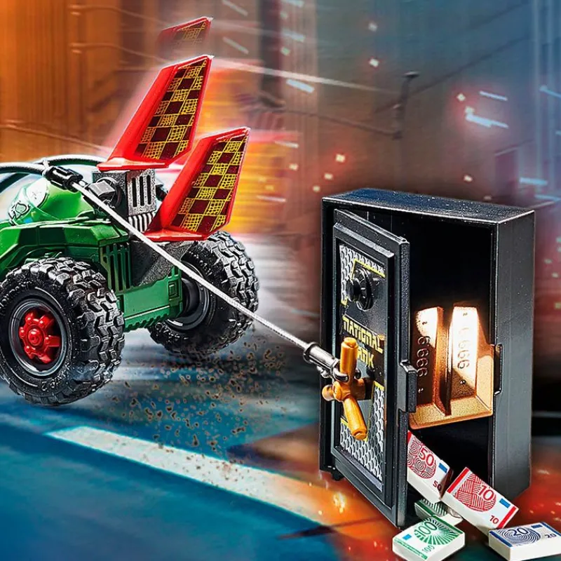 PLAYMOBIL Playmobil-City Action Kart Persecución Caja Fuerte