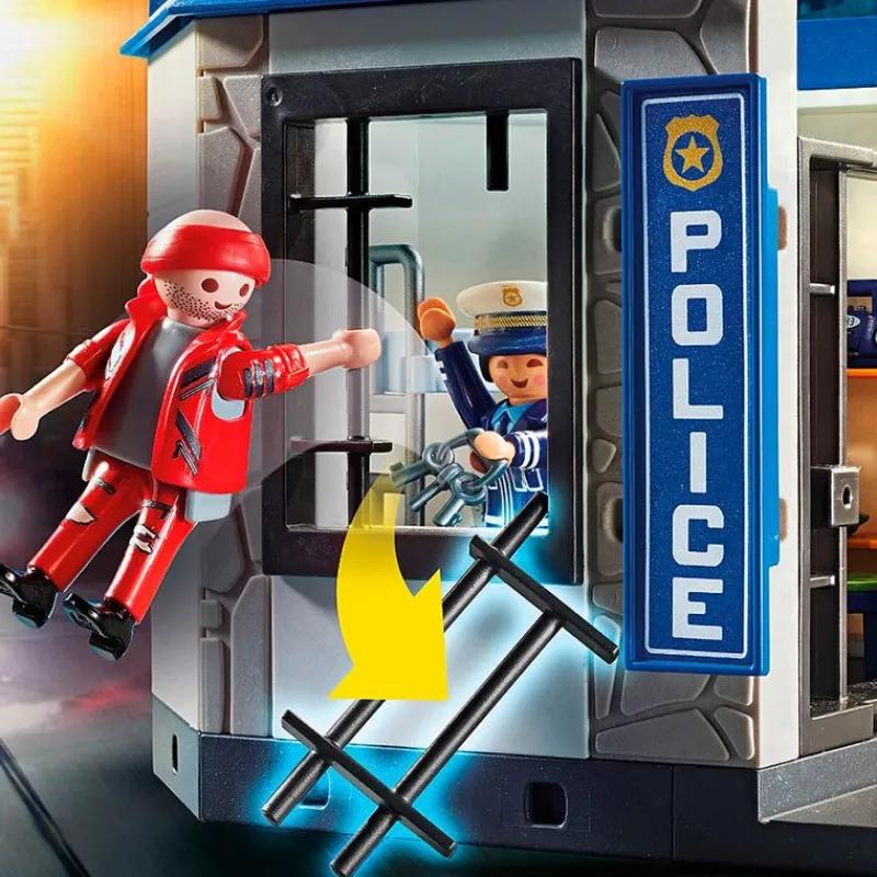 PLAYMOBIL Playmobil-City Action Policía: escape de prisión