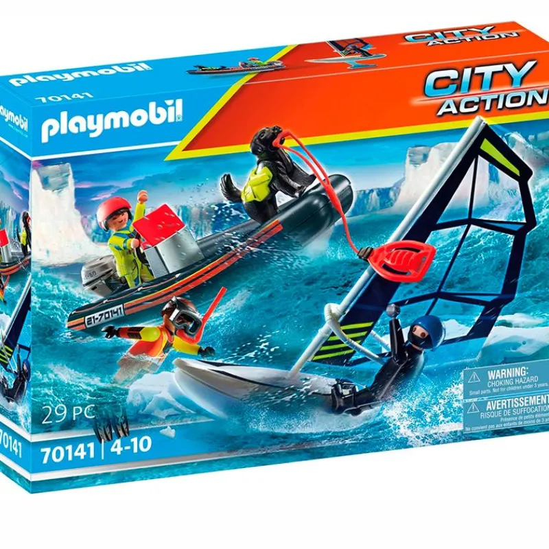 PLAYMOBIL Playmobil-City Action Rescate Polar con Bote