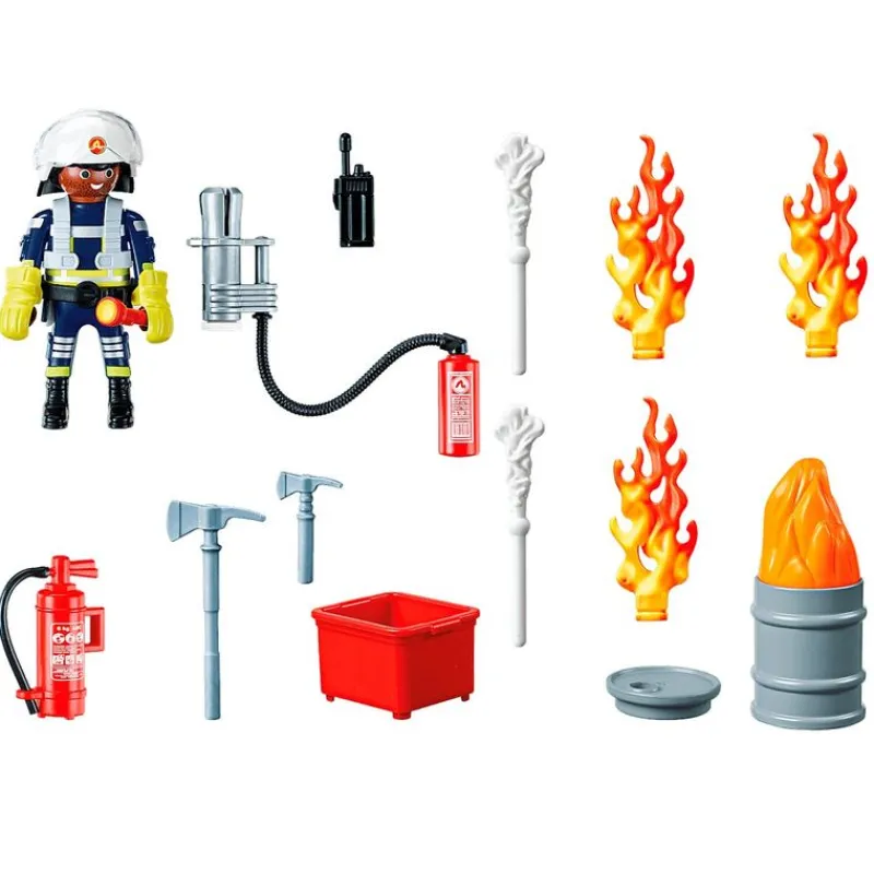 PLAYMOBIL Playmobil-City Action Set de Bomberos