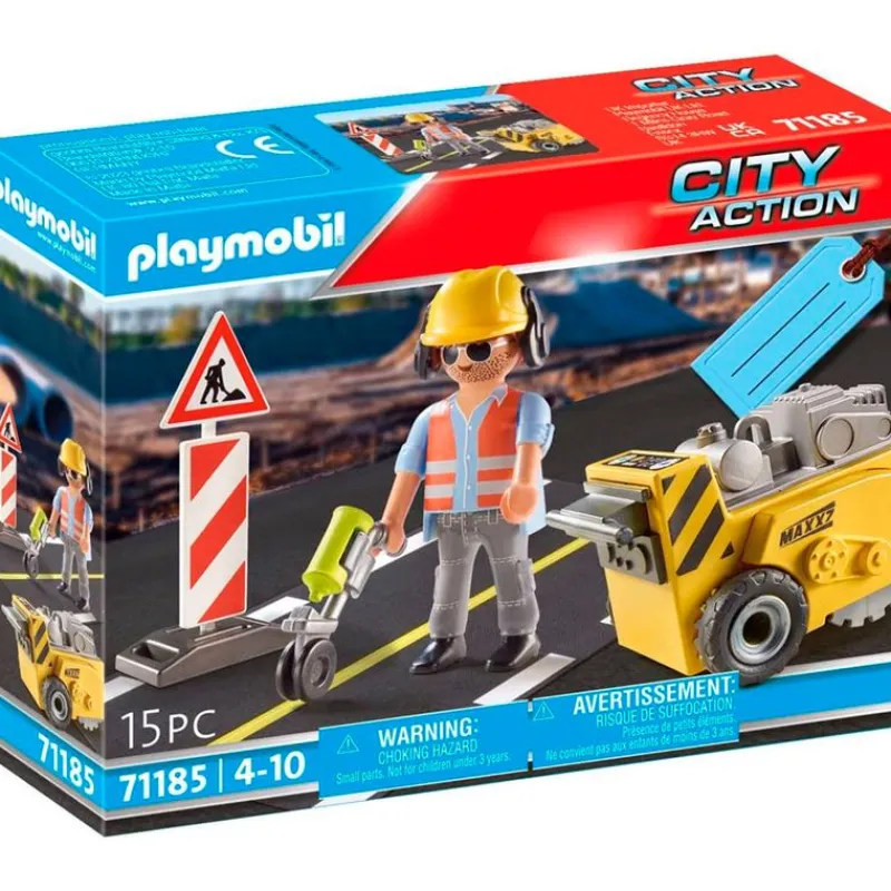 PLAYMOBIL Playmobil-City Action Trabajador de Construcción