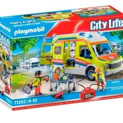 City Life Ambulancia con Luz y Sonido*PLAYMOBIL