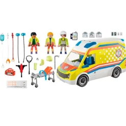 City Life Ambulancia con Luz y Sonido*PLAYMOBIL