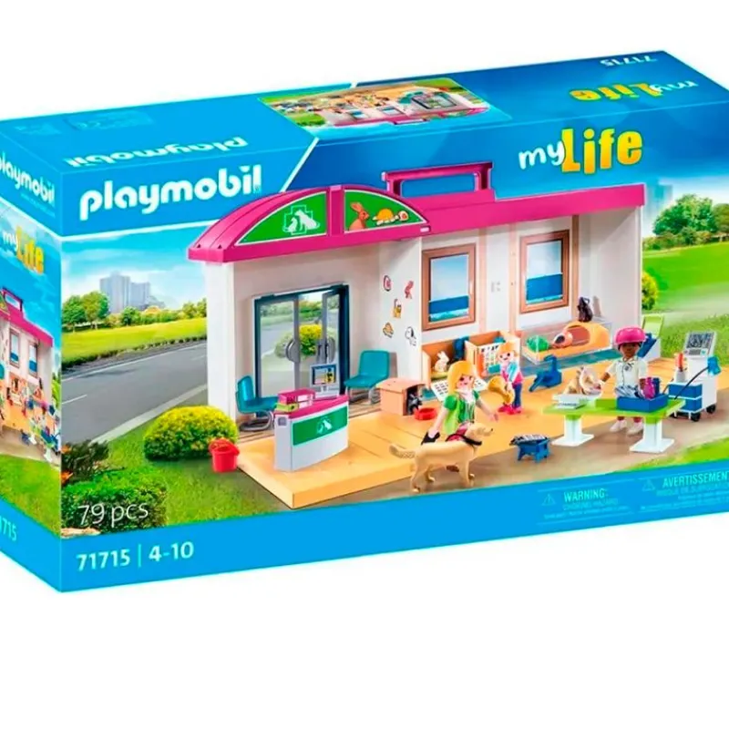 PLAYMOBIL Playmobil-City Life Clínica Veterinaria Maletín