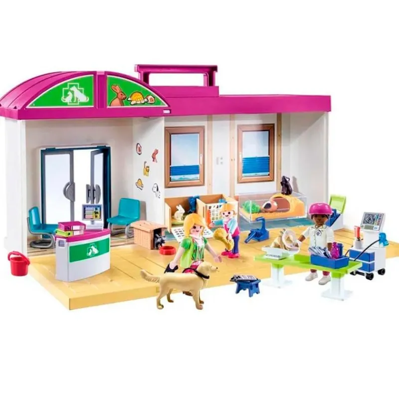 PLAYMOBIL Playmobil-City Life Clínica Veterinaria Maletín
