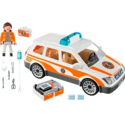 City Life Coche de Emergencias Sirena*PLAYMOBIL New