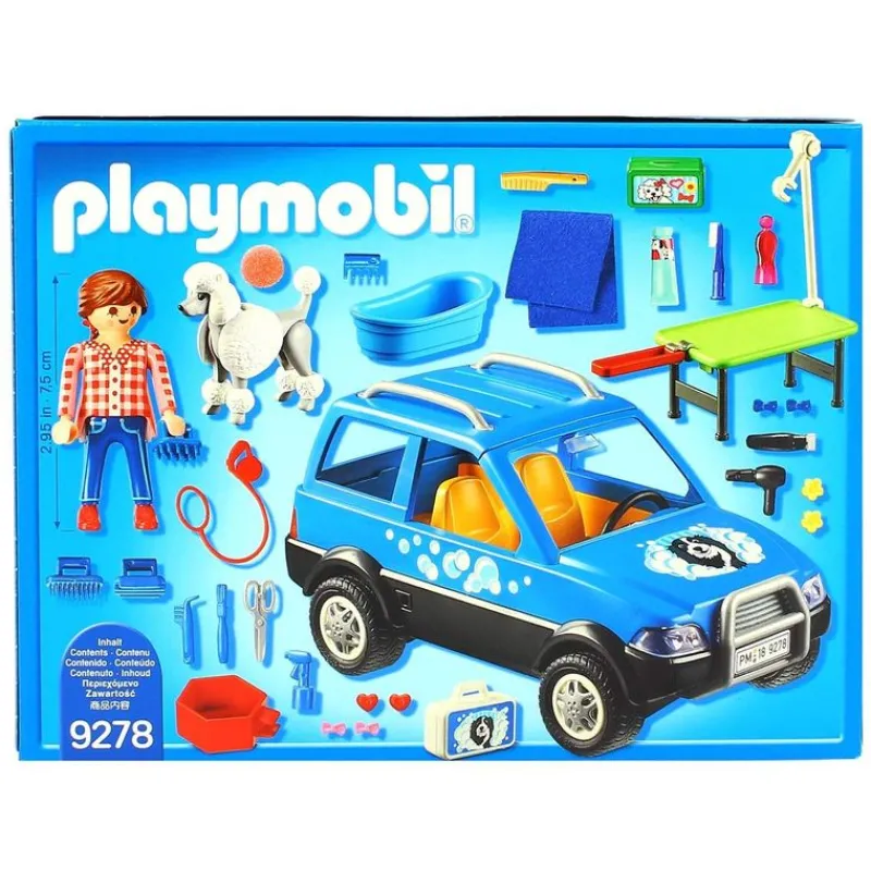 PLAYMOBIL Playmobil-City Life Coche Lavandería de Perros