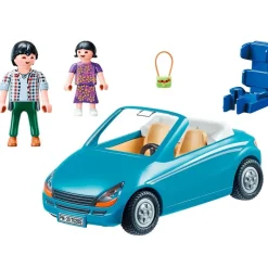 PLAYMOBIL Playmobil-City Life Familia con Coche
