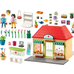 PLAYMOBIL Playmobil-City Life Mi Floristería