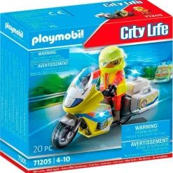 City Life Moto de Emergencias con Luz*PLAYMOBIL Online