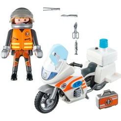 PLAYMOBIL Playmobil-City Life Moto de Emergencias