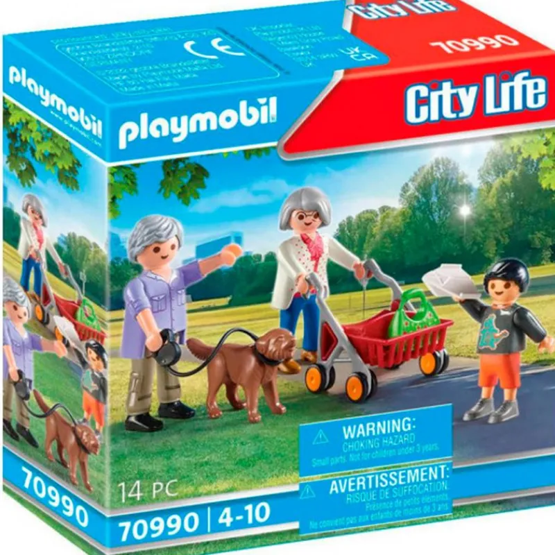 PLAYMOBIL Playmobil-City Life Pack Abuelos y Nieto